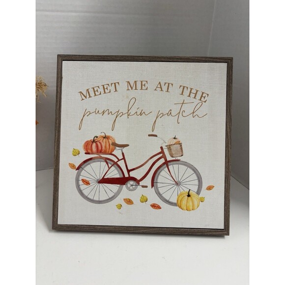 7 Piece Fall Custom Bundle Sign Pumpkins Scarecrow - Picture 3 of 8